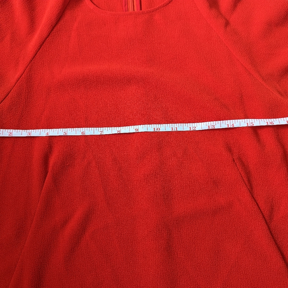 Whistles Red Long Sleeve Pencil Dress UK Size 10 - Picture 5 of 9